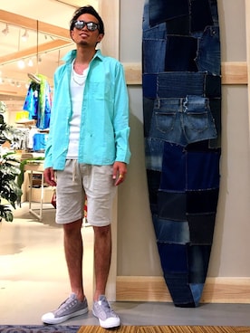 「ノーティードッグ」｜kidさん（メンズ・178cm）の夏コーディネート