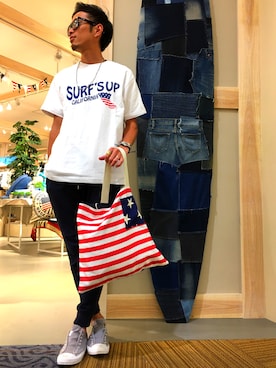 「ノーティードッグ」｜kidさん（メンズ・178cm）の夏コーディネート