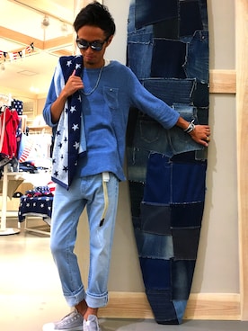 「ノーティードッグ」｜kidさん（メンズ・178cm）の夏コーディネート