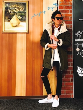 kidさん（メンズ・178cm）の冬コーディネート