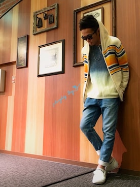 「ノーティードッグ」｜kidさん（メンズ・178cm）の春コーディネート