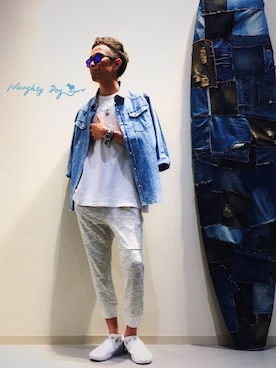 「ノーティードッグ」｜kidさん（メンズ・178cm）の春コーディネート