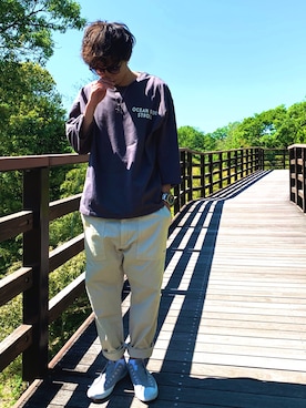 「ノーティードッグ」｜kidさん（メンズ・178cm）の春コーディネート