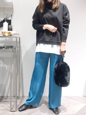 namikaさん（レディース・158cm）の冬コーディネート