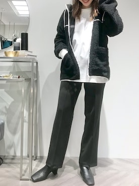 namikaさん（レディース・158cm）の冬コーディネート