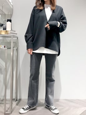 namikaさん（レディース・158cm）の冬コーディネート