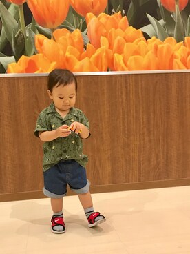 aotoさん（キッズ・80cm）の夏コーディネート