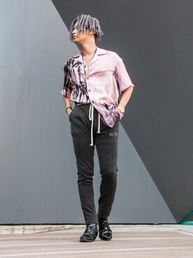 「REPRESENT（リプレゼント）のアイテム（トップス）」を使った、mさん（メンズ・175cm）の春コーディネート