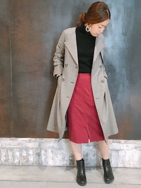 sakiyoさん（レディース・161cm）の秋コーディネート