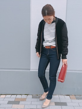 sakiyoさん（レディース・161cm）の秋コーディネート