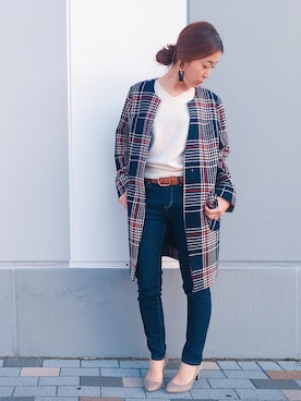 sakiyoさん（レディース・161cm）の秋コーディネート