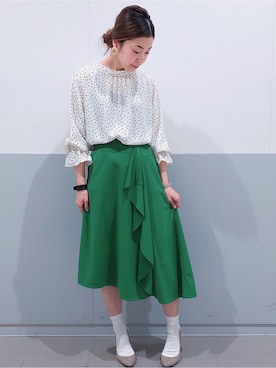 sakiyoさん（レディース・161cm）の冬コーディネート