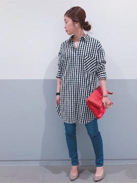 「Editt by YECCA VECCA（エディットバイイェッカヴェッカ）のアイテム」を使った、sakiyoさん（レディース・161cm）の春コーディネート