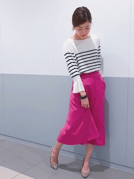 sakiyoさん（レディース・161cm）の春コーディネート
