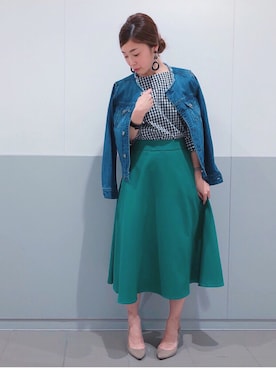 sakiyoさん（レディース・161cm）の春コーディネート