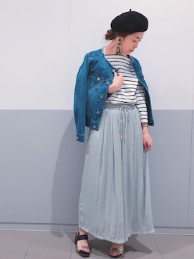 sakiyoさん（レディース・161cm）の春コーディネート