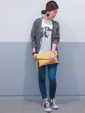 sakiyoさん（レディース・161cm）の春コーディネート