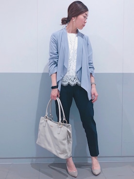 sakiyoさん（レディース・161cm）の春コーディネート