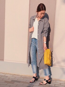 sakiyoさん（レディース・161cm）の春コーディネート