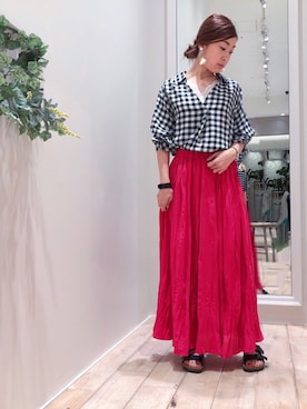 sakiyoさん（レディース・161cm）の春コーディネート