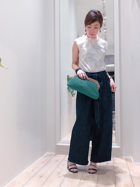 sakiyoさん（レディース・161cm）の春コーディネート