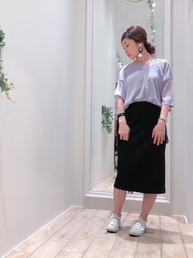 sakiyoさん（レディース・161cm）の夏コーディネート