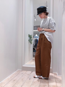 「Sonia C（ソニアシー）のアイテム」を使った、sakiyoさん（レディース・161cm）の夏コーディネート