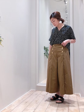 sakiyoさん（レディース・161cm）の夏コーディネート