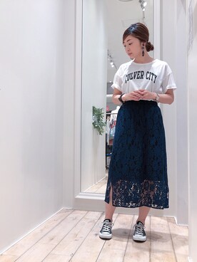 sakiyoさん（レディース・161cm）の夏コーディネート