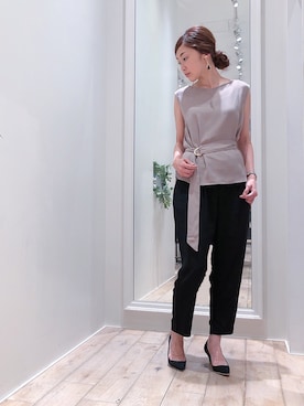 sakiyoさん（レディース・161cm）の夏コーディネート