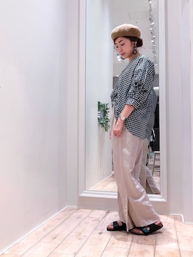 sakiyoさん（レディース・161cm）の夏コーディネート