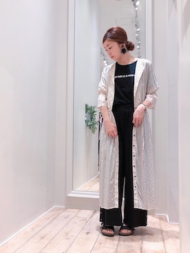 sakiyoさん（レディース・161cm）の夏コーディネート