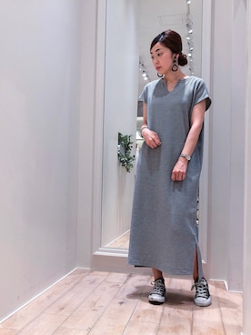 「Editt by YECCA VECCA（エディットバイイェッカヴェッカ）のアイテム」を使った、sakiyoさん（レディース・161cm）の夏コーディネート