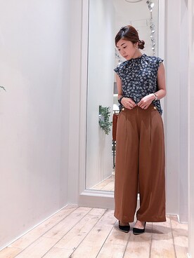 sakiyoさん（レディース・161cm）の夏コーディネート