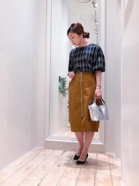 sakiyoさん（レディース・161cm）の夏コーディネート