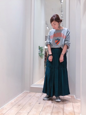 sakiyoさん（レディース・161cm）の夏コーディネート