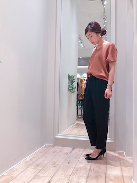 sakiyoさん（レディース・161cm）の秋コーディネート