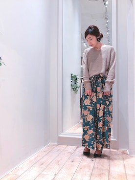 sakiyoさん（レディース・161cm）の秋コーディネート