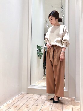 sakiyoさん（レディース・161cm）の秋コーディネート