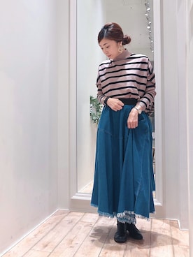 sakiyoさん（レディース・161cm）の秋コーディネート