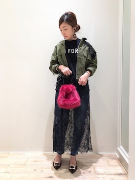 sakiyoさん（レディース・161cm）の秋コーディネート