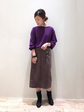 sakiyoさん(レディース・161cm)の秋コーディネート