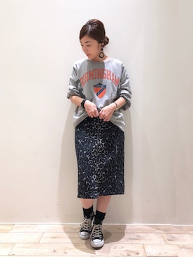 sakiyoさん（レディース・161cm）の秋コーディネート