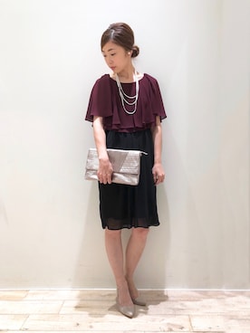 「同窓会」｜sakiyoさん（レディース・161cm）の秋コーディネート