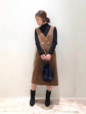 sakiyoさん（レディース・161cm）の秋コーディネート