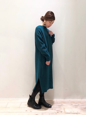 sakiyoさん（レディース・161cm）の秋コーディネート