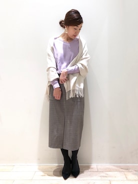 sakiyoさん（レディース・161cm）の秋コーディネート