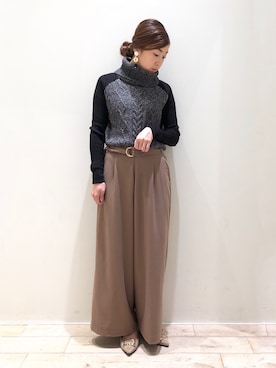 sakiyoさん（レディース・161cm）の秋コーディネート