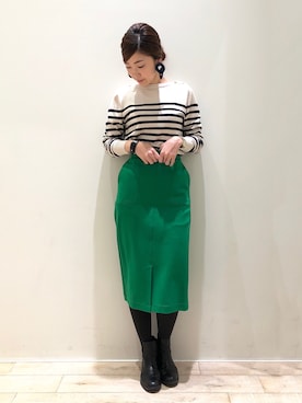 sakiyoさん（レディース・161cm）の秋コーディネート