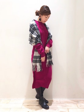 sakiyoさん(レディース・161cm)の冬コーディネート